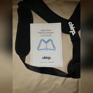 Chirp Black Upper Back Posture Corrector